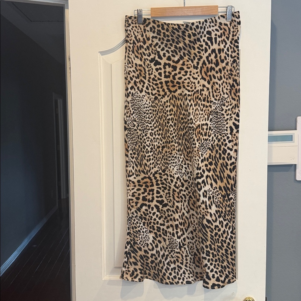 Zara Animal Print Skirt